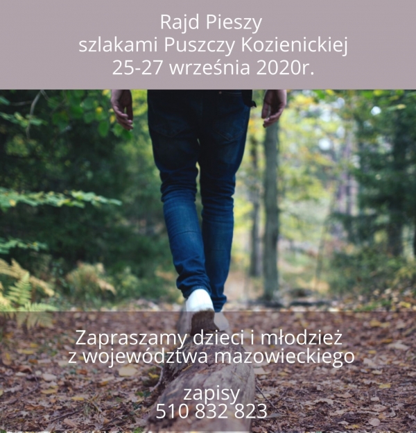 Rajd pieszy szlakami Puszczy Kozienickiej