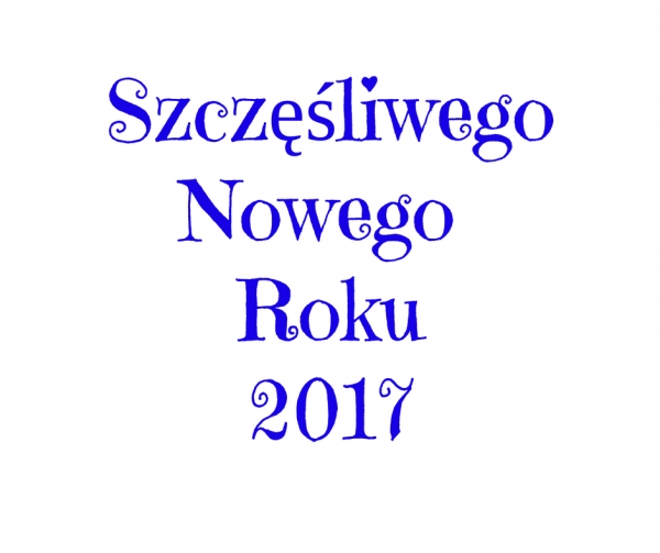 Szczęśliwego Nowego Roku 2017